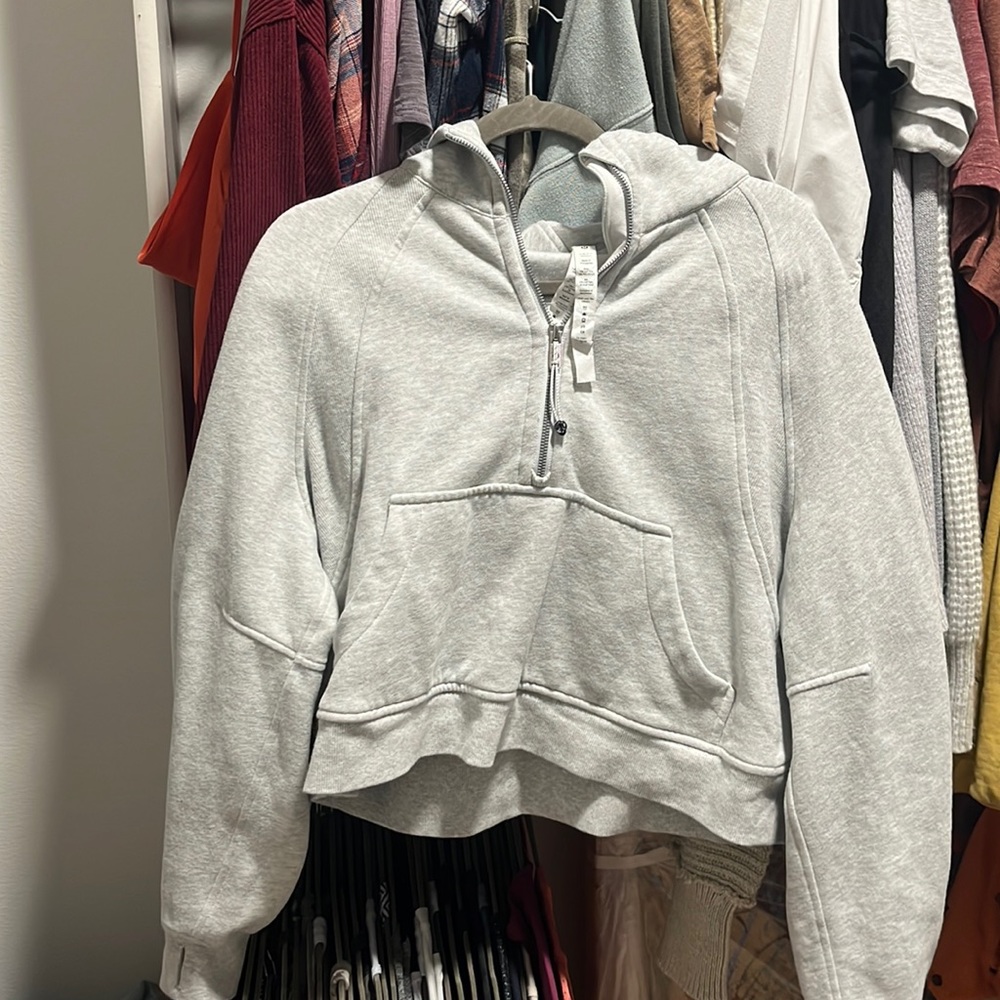 Grey Lululemon Scuba Hoodie